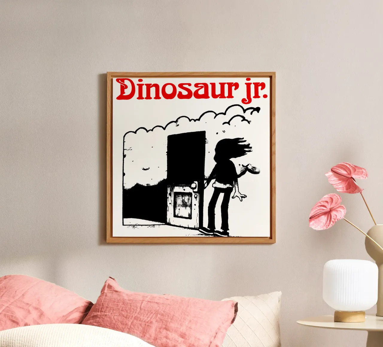 Dinosaur jr - Silhouette alluminio dibond da Deepness