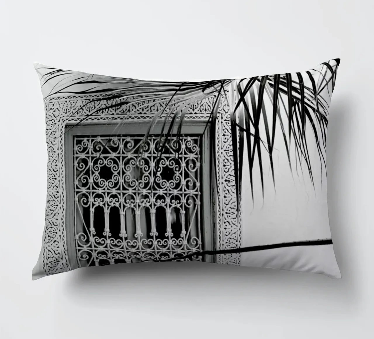 Orient Palms & Garden Dreams Black & White Edition cuscino da Studio Nahili