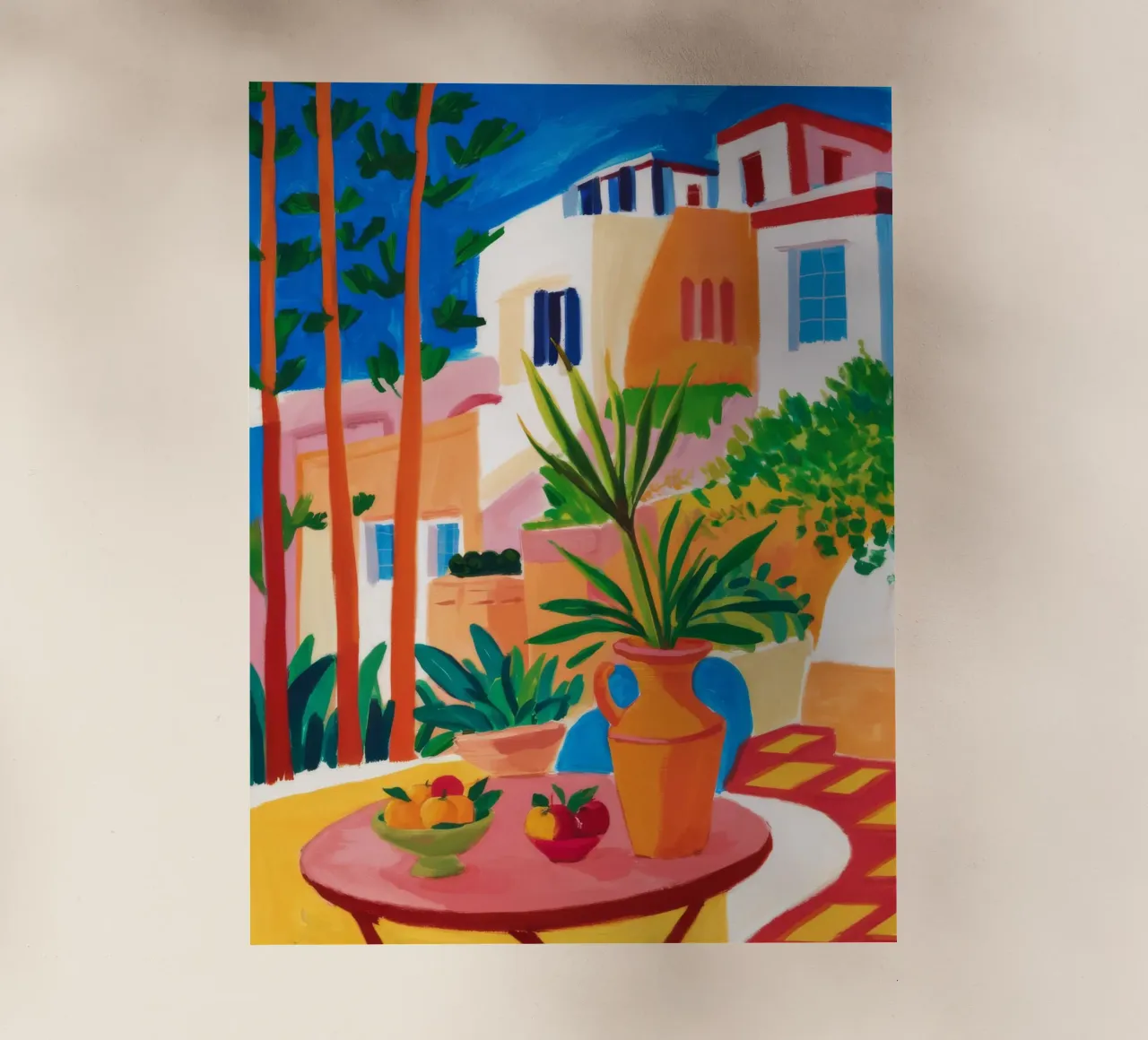 Santorini Still Life pellicola backlit da Muse Artworks