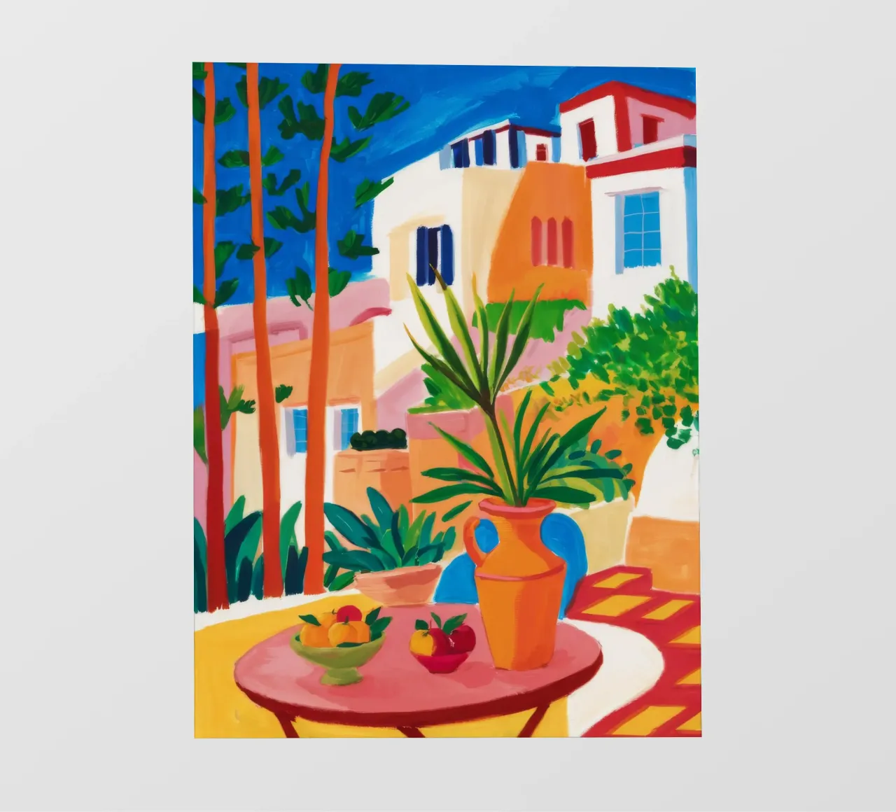 Santorini Still Life pellicola backlit da Muse Artworks