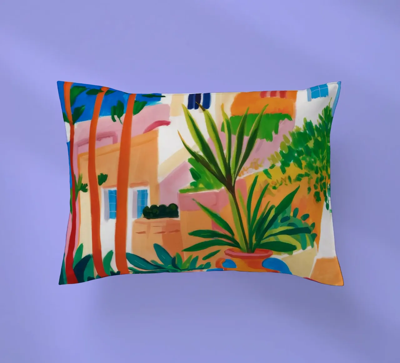 Santorini Still Life cuscino da Muse Artworks