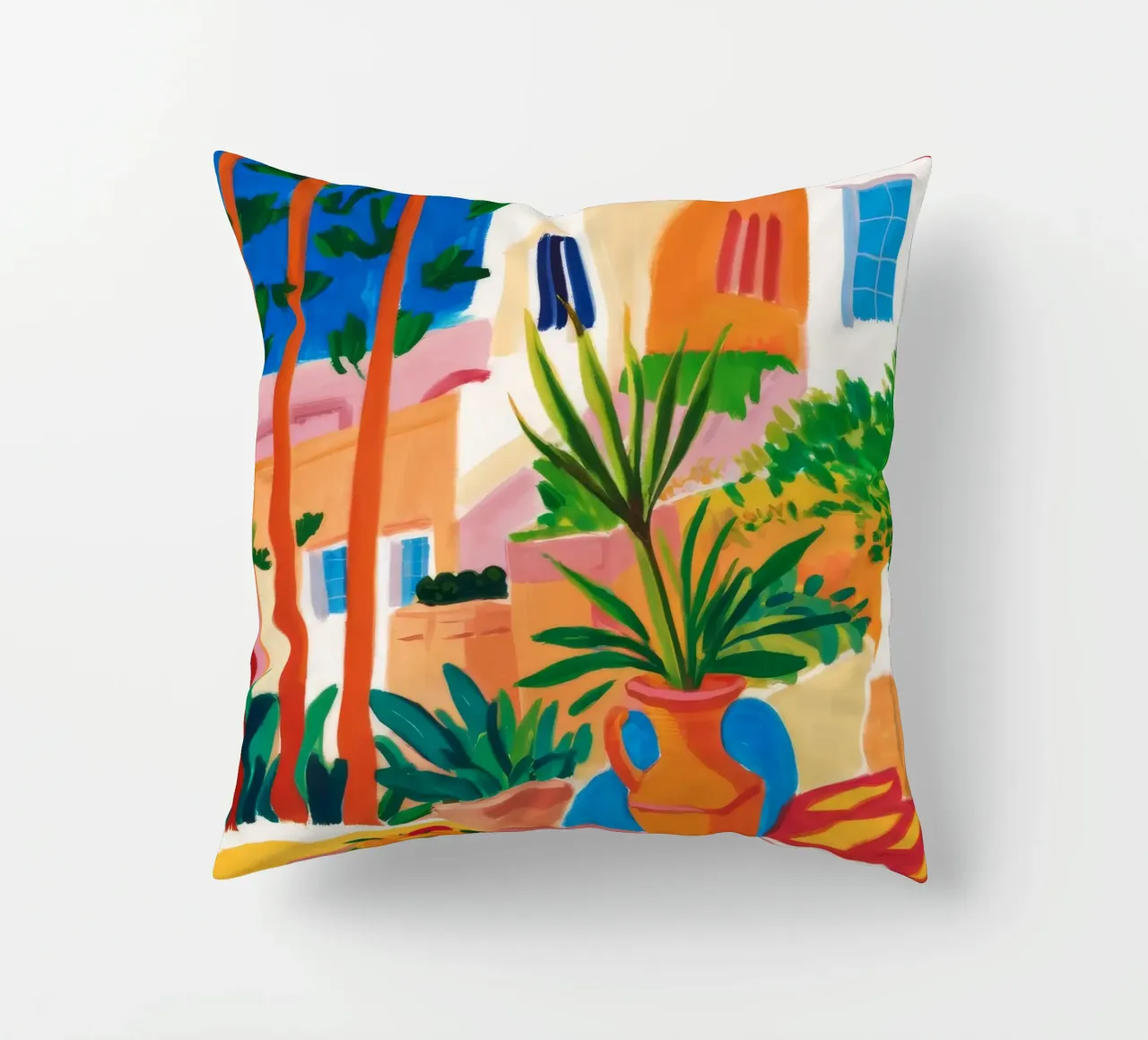 Santorini Still Life cuscino da Muse Artworks