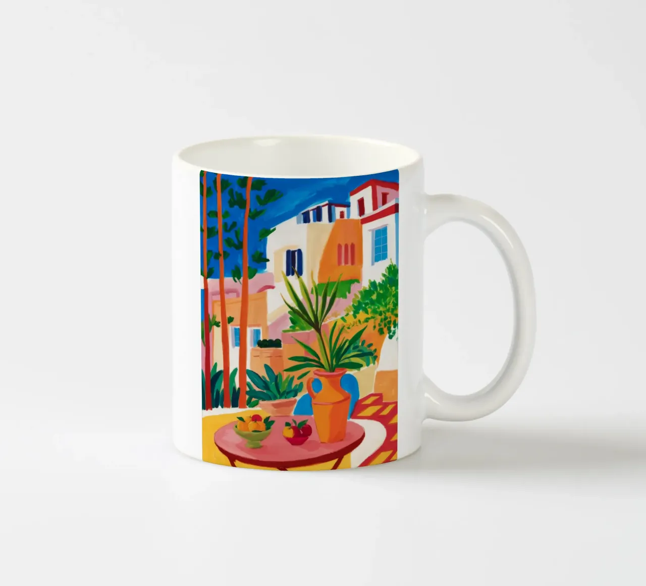 Santorini Still Life tazza in ceramica da Muse Artworks