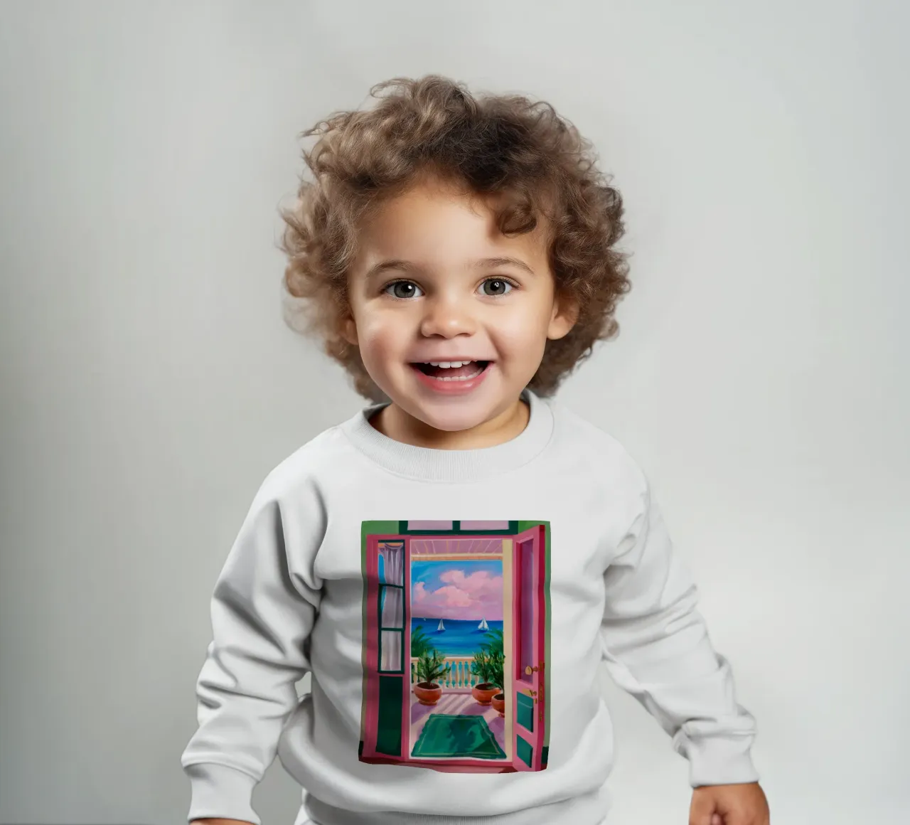 Scala del cielo rosa felpa neonato da FadeAura