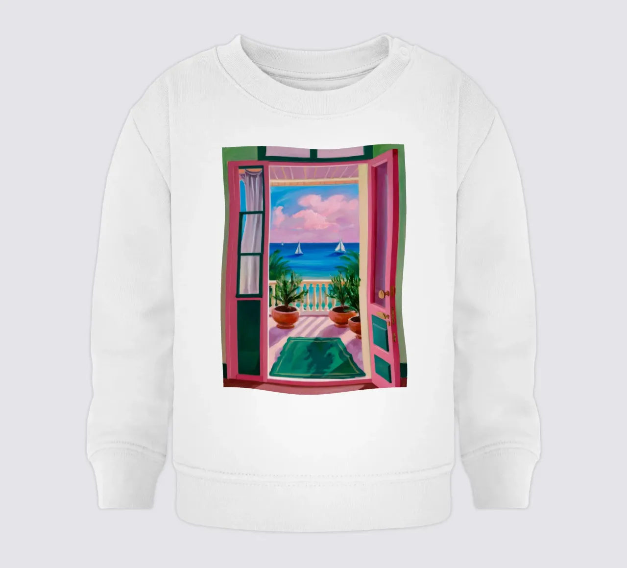 Scala del cielo rosa felpa neonato da FadeAura