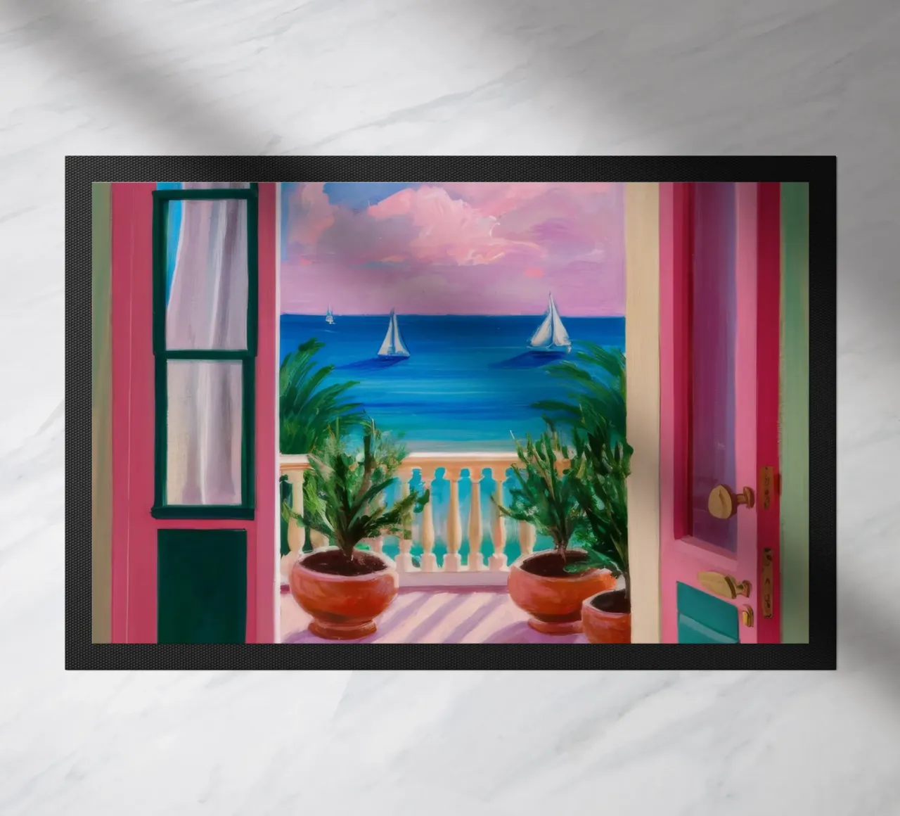 Scala del cielo rosa zerbino da FadeAura