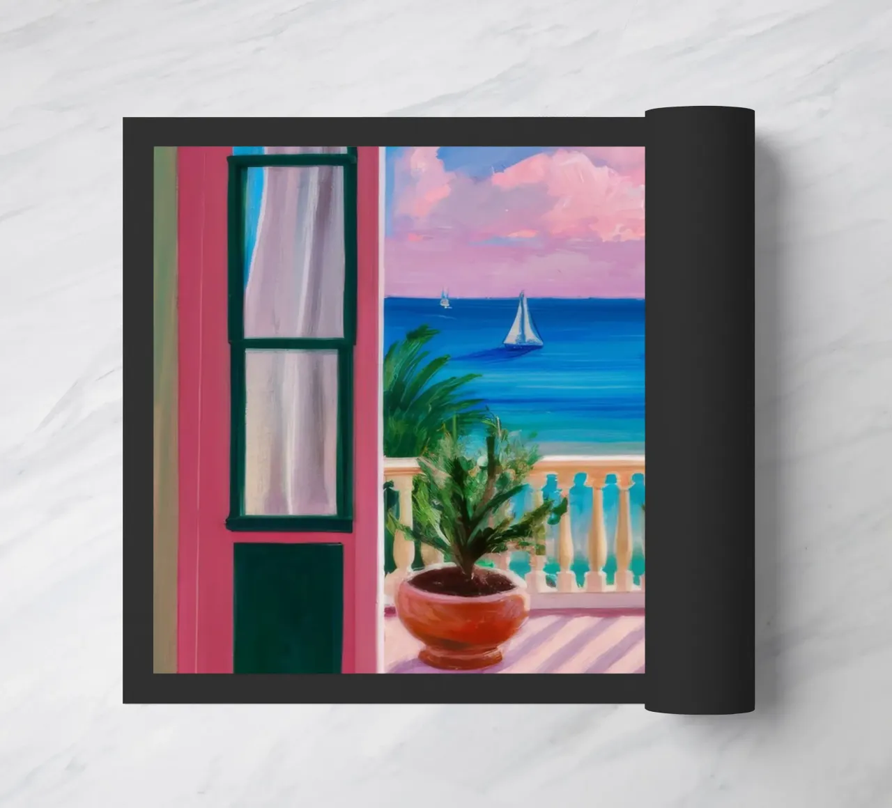 Scala del cielo rosa zerbino da FadeAura