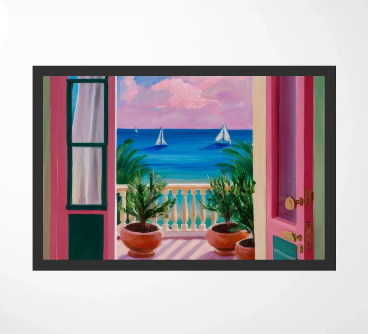 Scala del cielo rosa zerbino da FadeAura