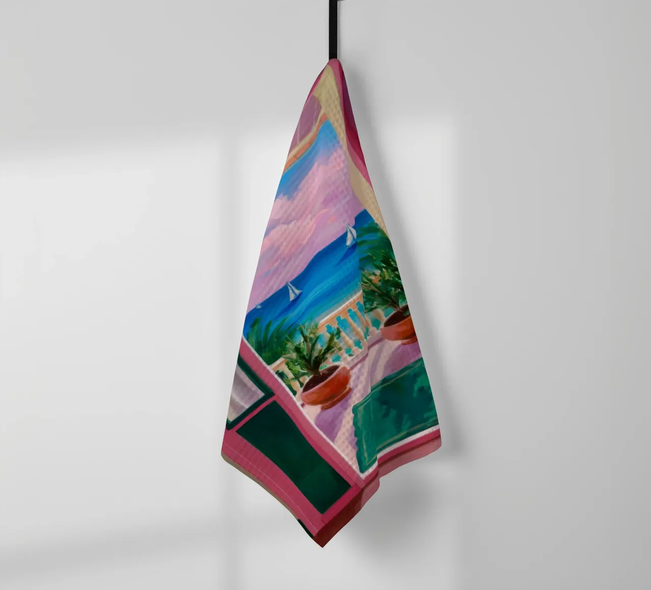 Scala del cielo rosa canovaccio da cucina da FadeAura