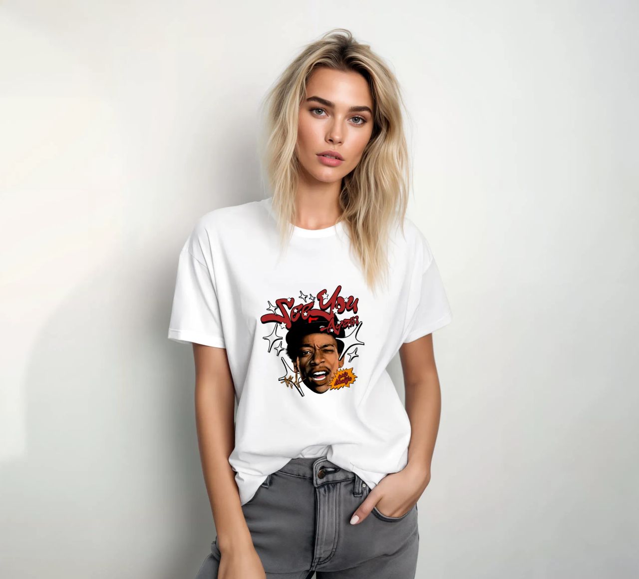 Wiz Khalifa stile Y2k t-shirt da Sigrid Rauuy