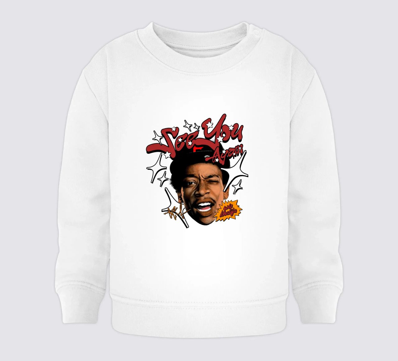 Wiz Khalifa stile Y2k felpa neonato da Sigrid Rauuy