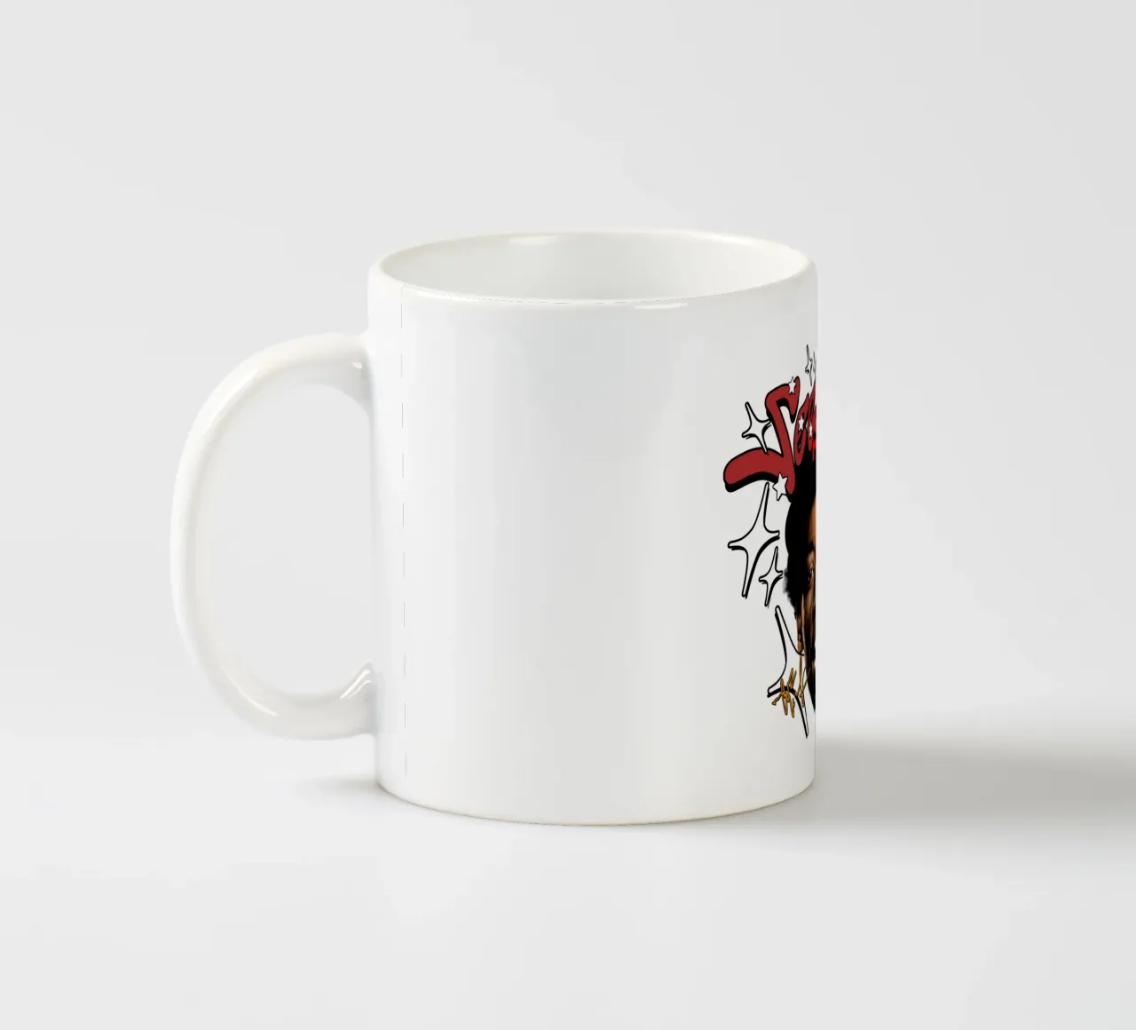 Wiz Khalifa Y2k Style ceramic mug by Sigrid Rauuy