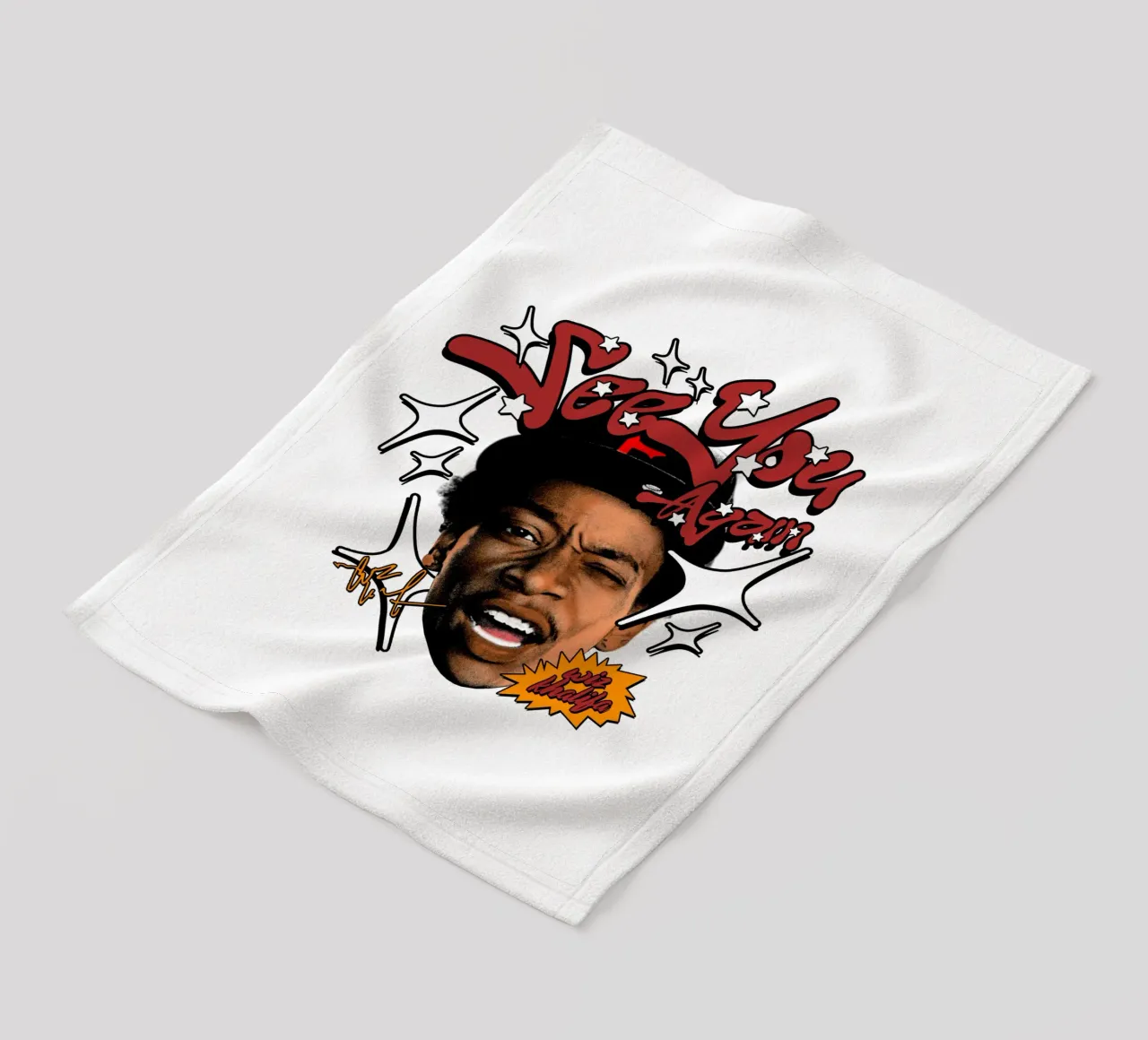 Wiz Khalifa stile Y2k coperta in pile da Sigrid Rauuy