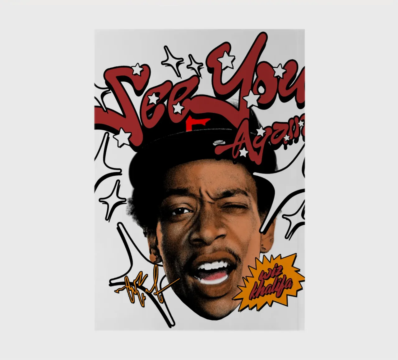 Wiz Khalifa Y2k Style Notizbuch von Sigrid Rauuy