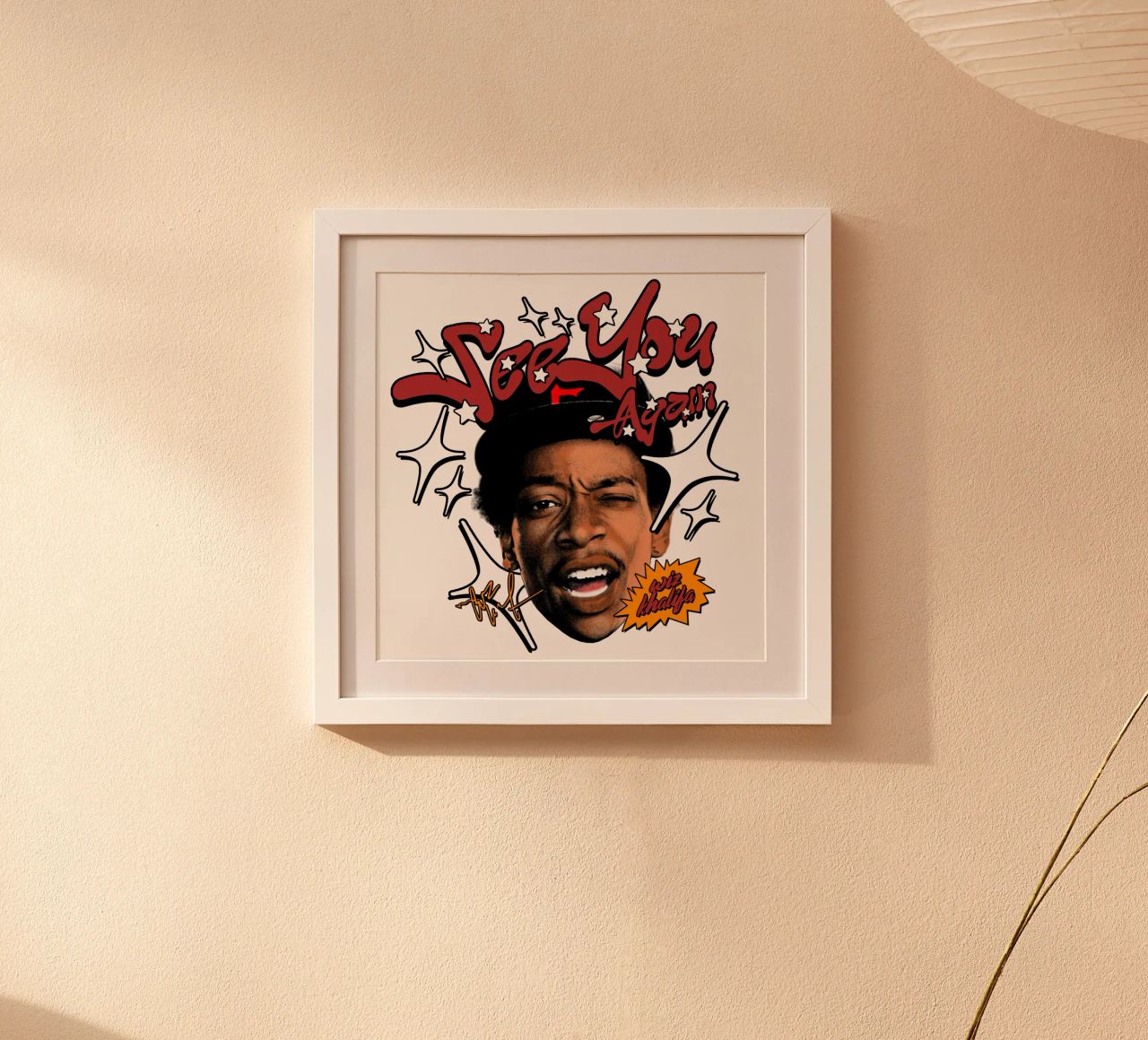 Wiz Khalifa stile Y2k carta hahnemühle da Sigrid Rauuy
