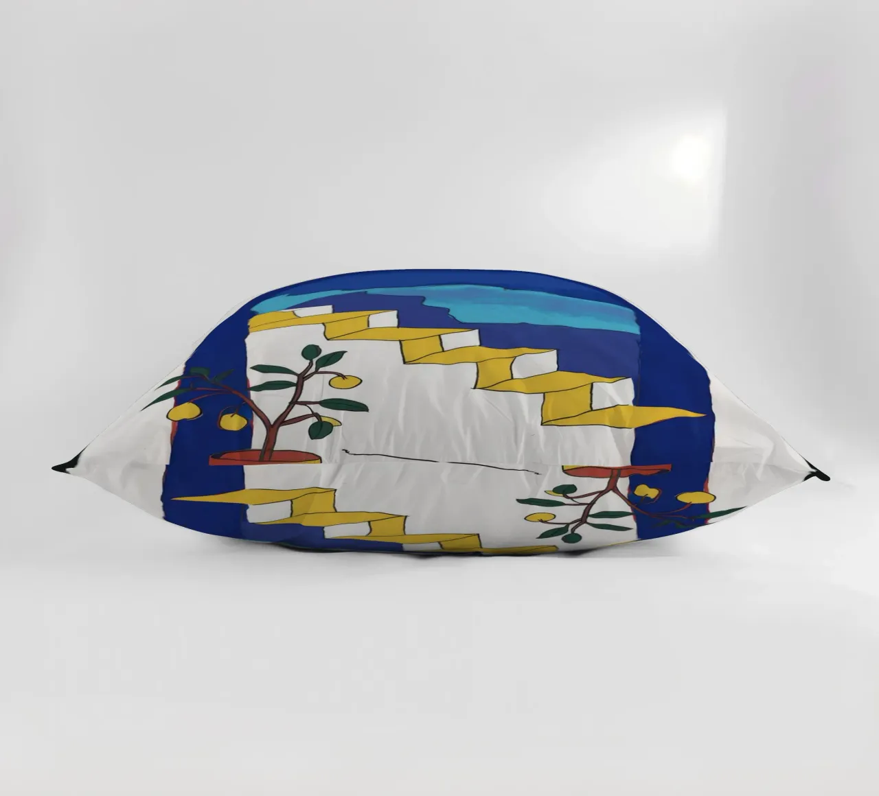 Finestra ad arco Scala cuscino da Muse Artworks