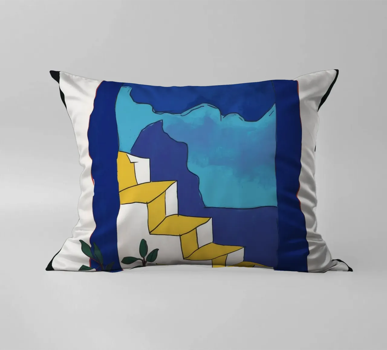 Finestra ad arco Scala cuscino da Muse Artworks