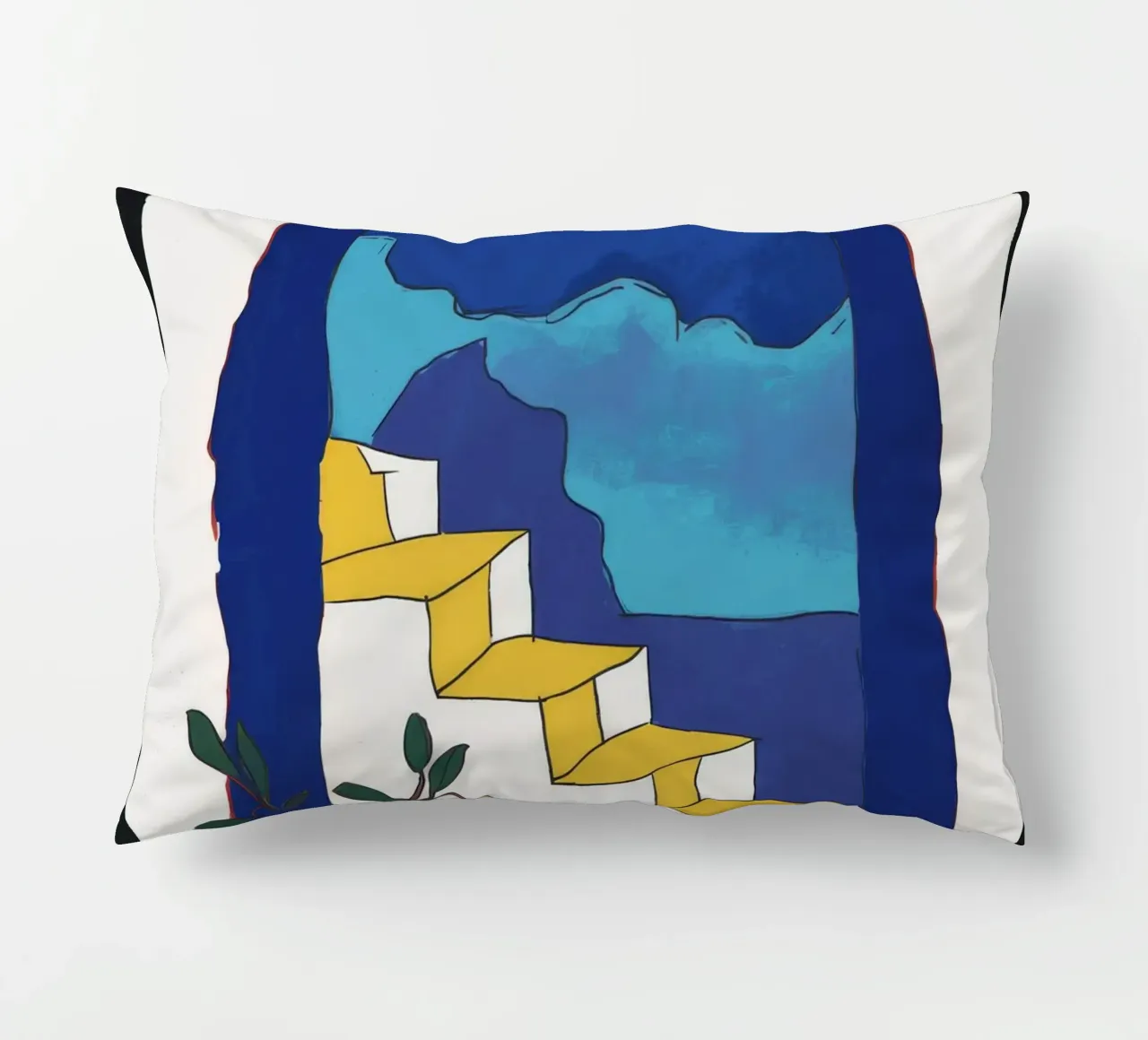 Finestra ad arco Scala cuscino da Muse Artworks