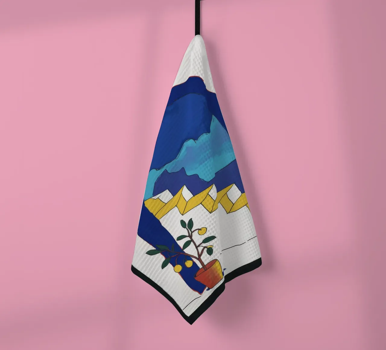 Finestra ad arco Scala canovaccio da cucina da Muse Artworks
