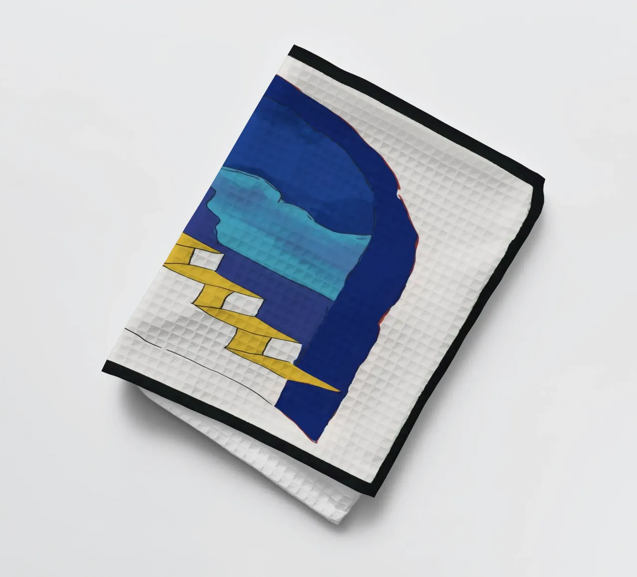 Finestra ad arco Scala canovaccio da cucina da Muse Artworks