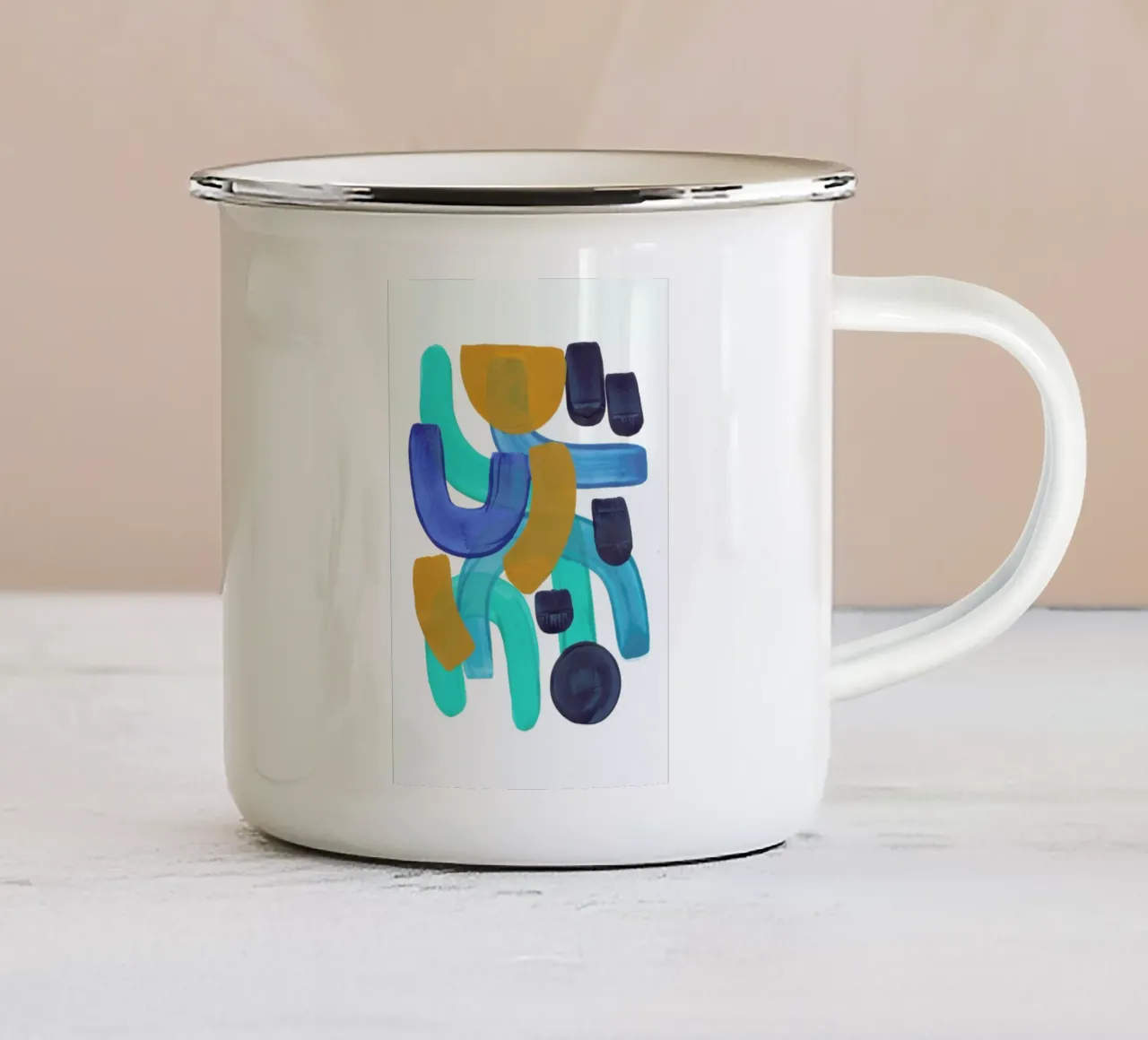 Ocean Gold Copy tazza in smalto da EnShape