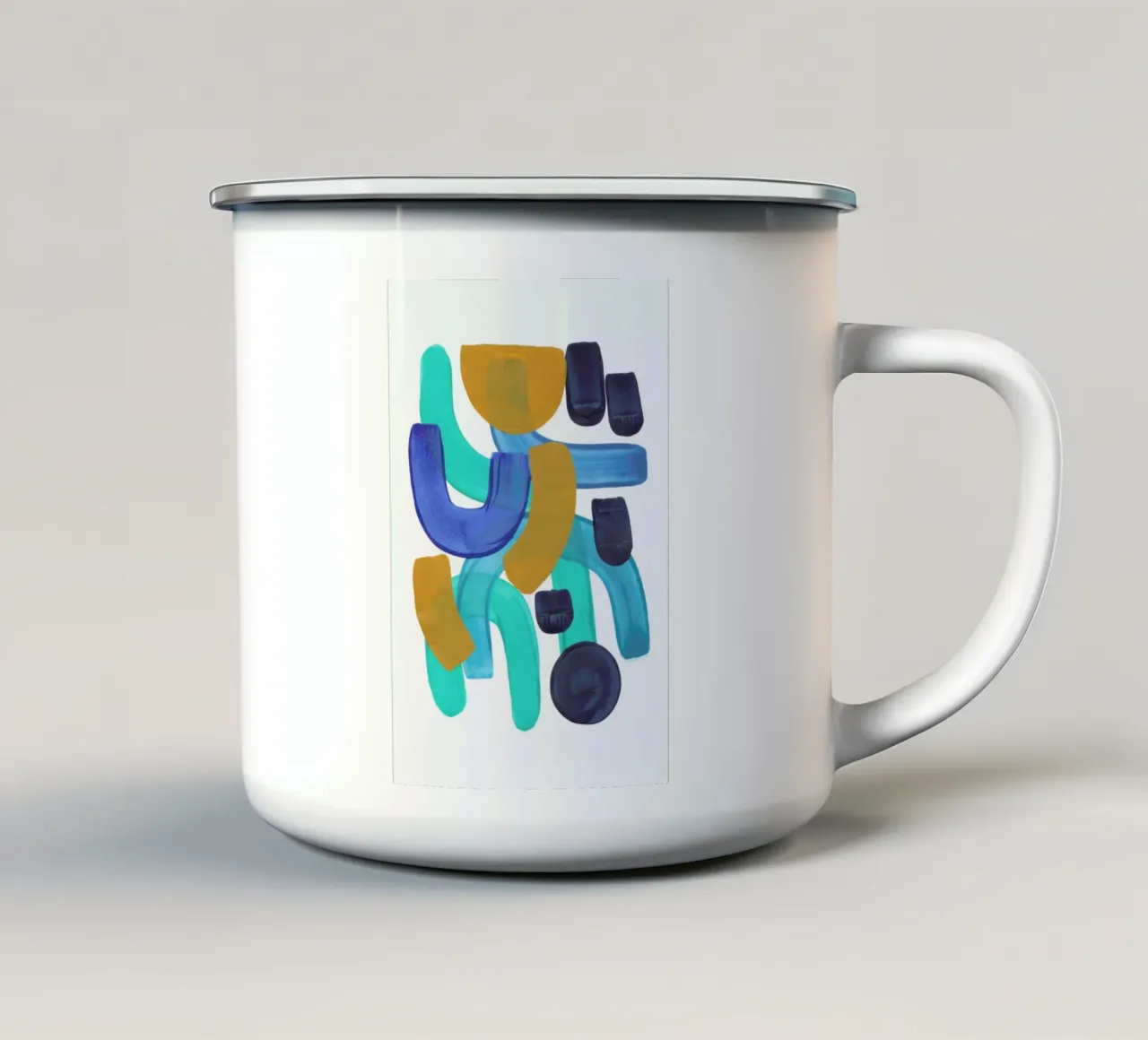 Ocean Gold Copy tazza in smalto da EnShape