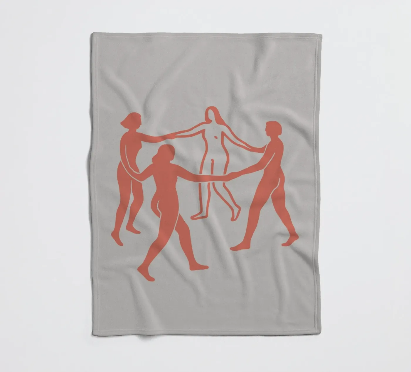 NOUS (Gray) fleecedeken van treechild