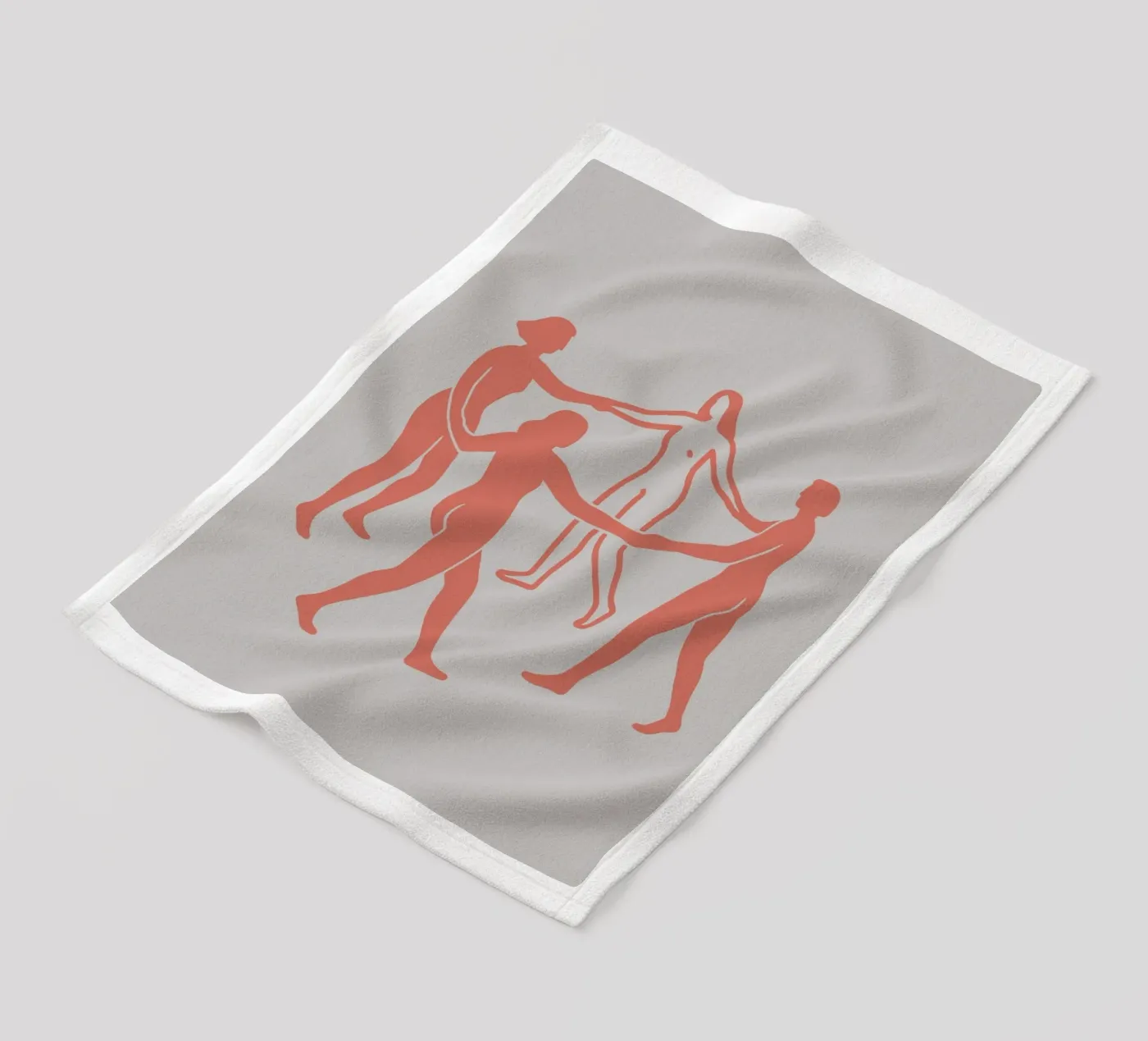 NOUS (Gray) fleecedeken van treechild