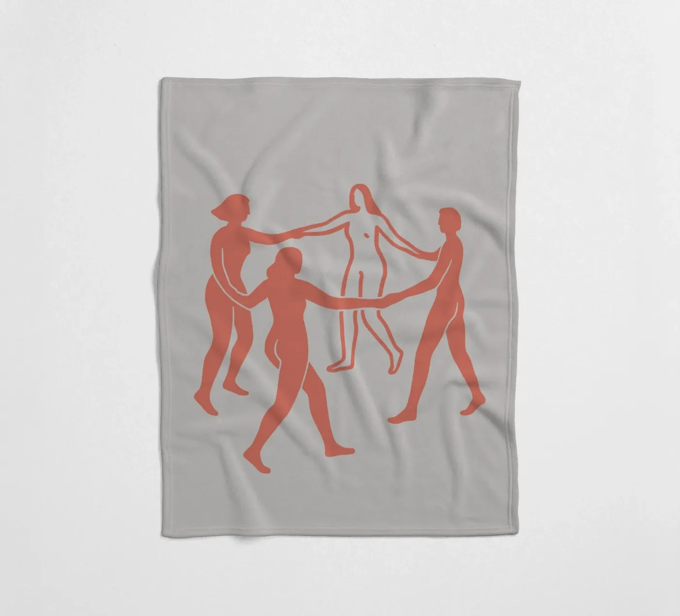 NOUS (Gray) fleecedeken van treechild