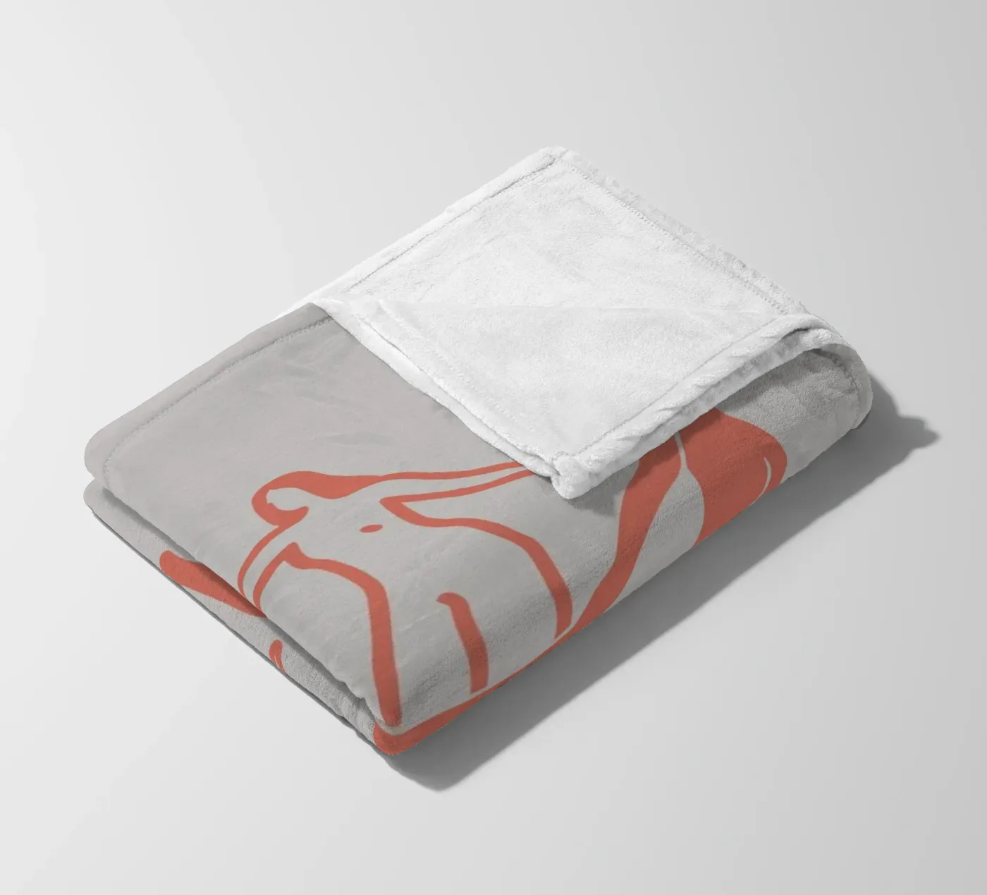 NOUS (Gray) fleecedeken van treechild