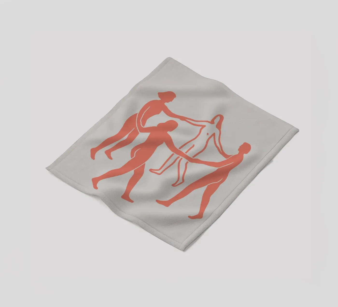 NOUS (Gray) fleecedeken van treechild