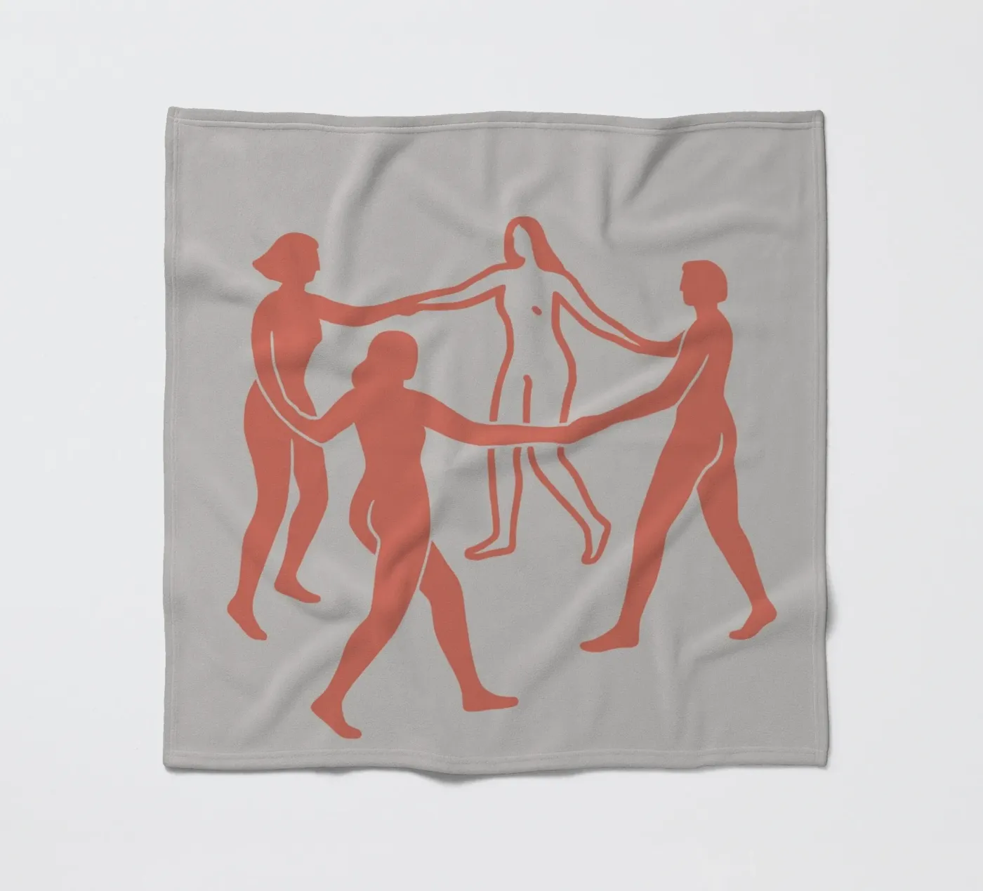 NOUS (Gray) fleecedeken van treechild