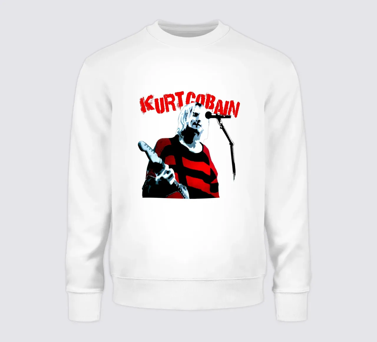 Kurt Cobain a righe felpa da Sigrid Rauuy