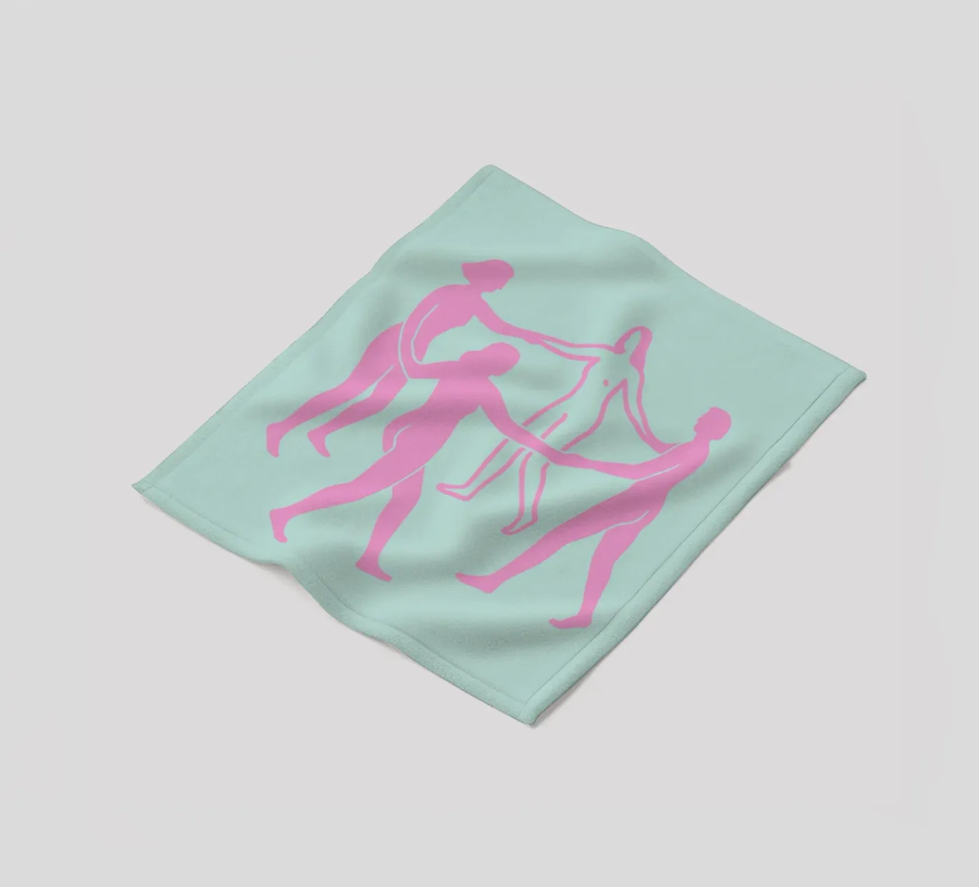 NOUS (Mint) fleecedeken van treechild