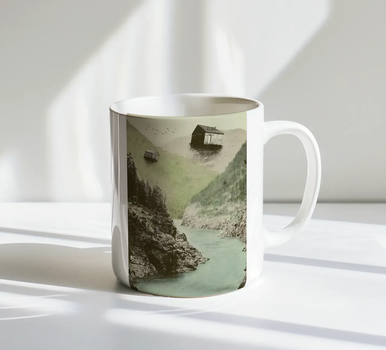 Antigravity tazza in ceramica da Florent Bodart