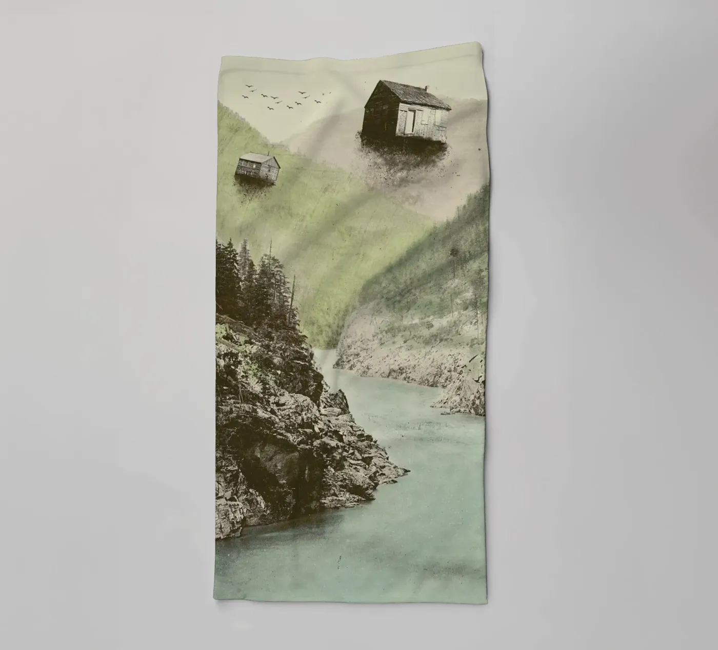 Antigravity towel by Florent Bodart