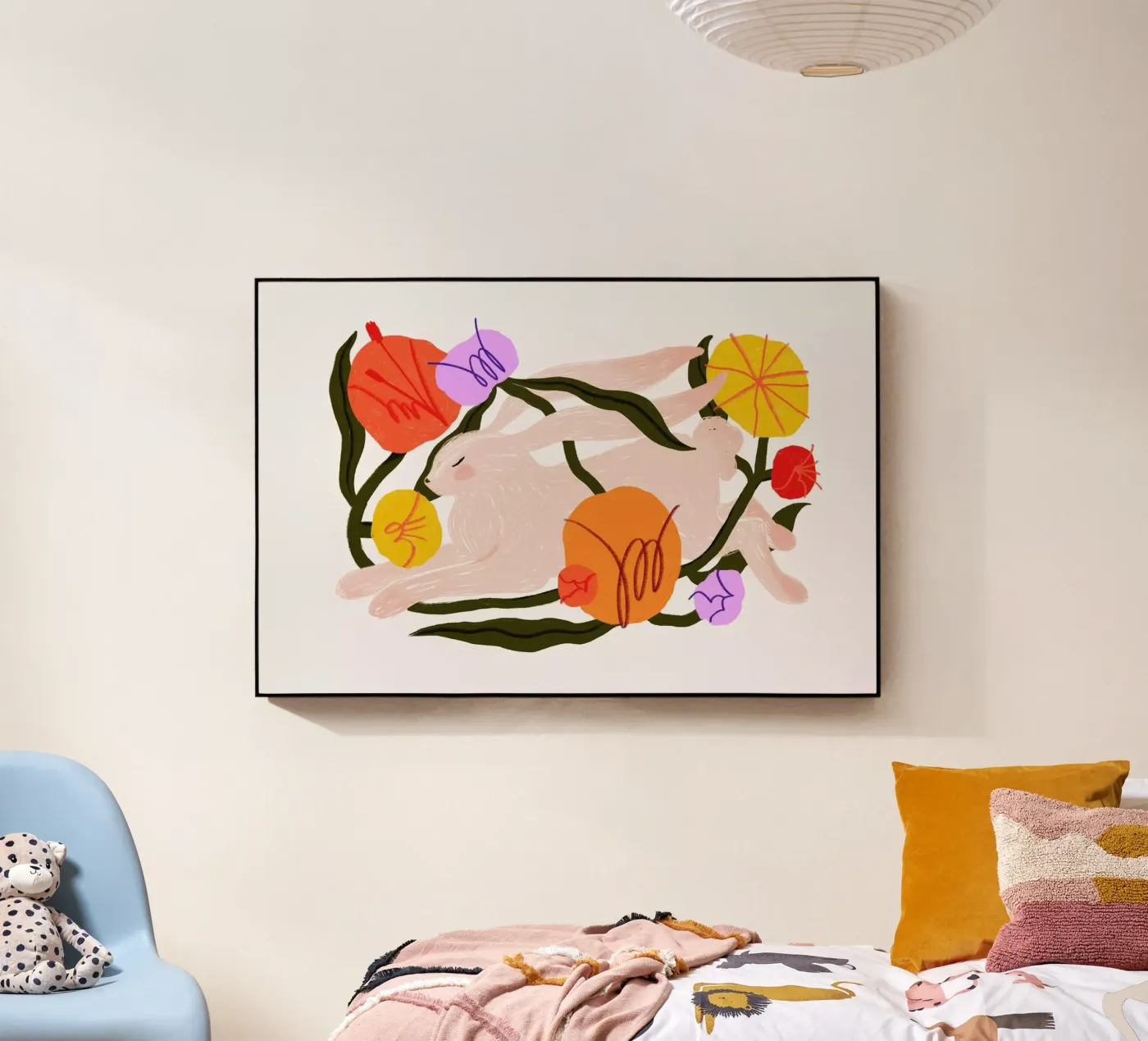Blooming Bunny acryl van Pure