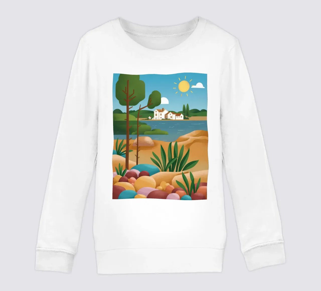 Pebble Beach Vista felpa bambino da Muse Artworks