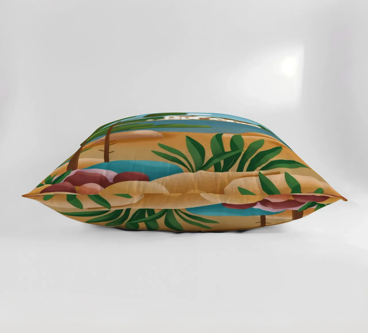 Pebble Beach Vista cuscino da Muse Artworks