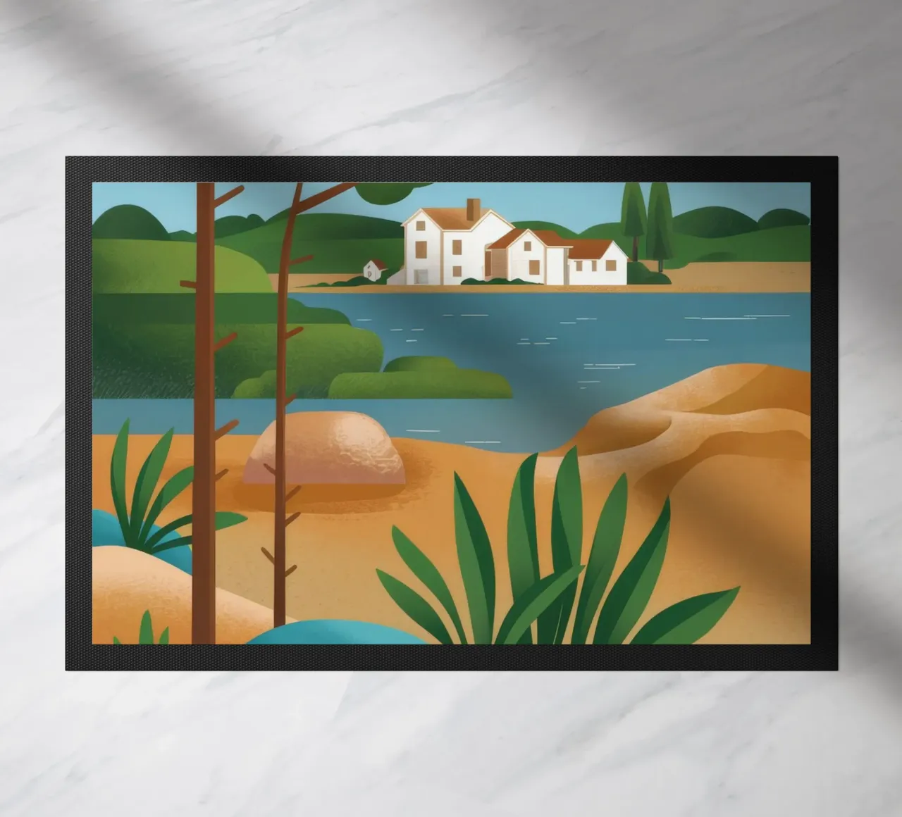 Pebble Beach Vista zerbino da Muse Artworks