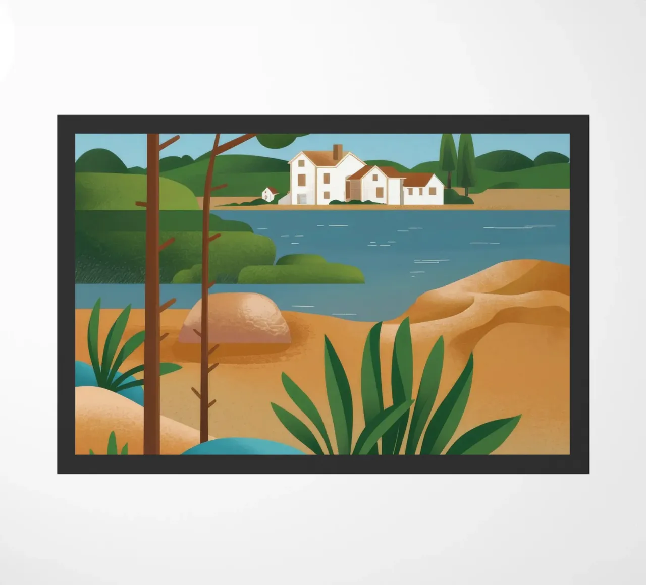 Pebble Beach Vista zerbino da Muse Artworks