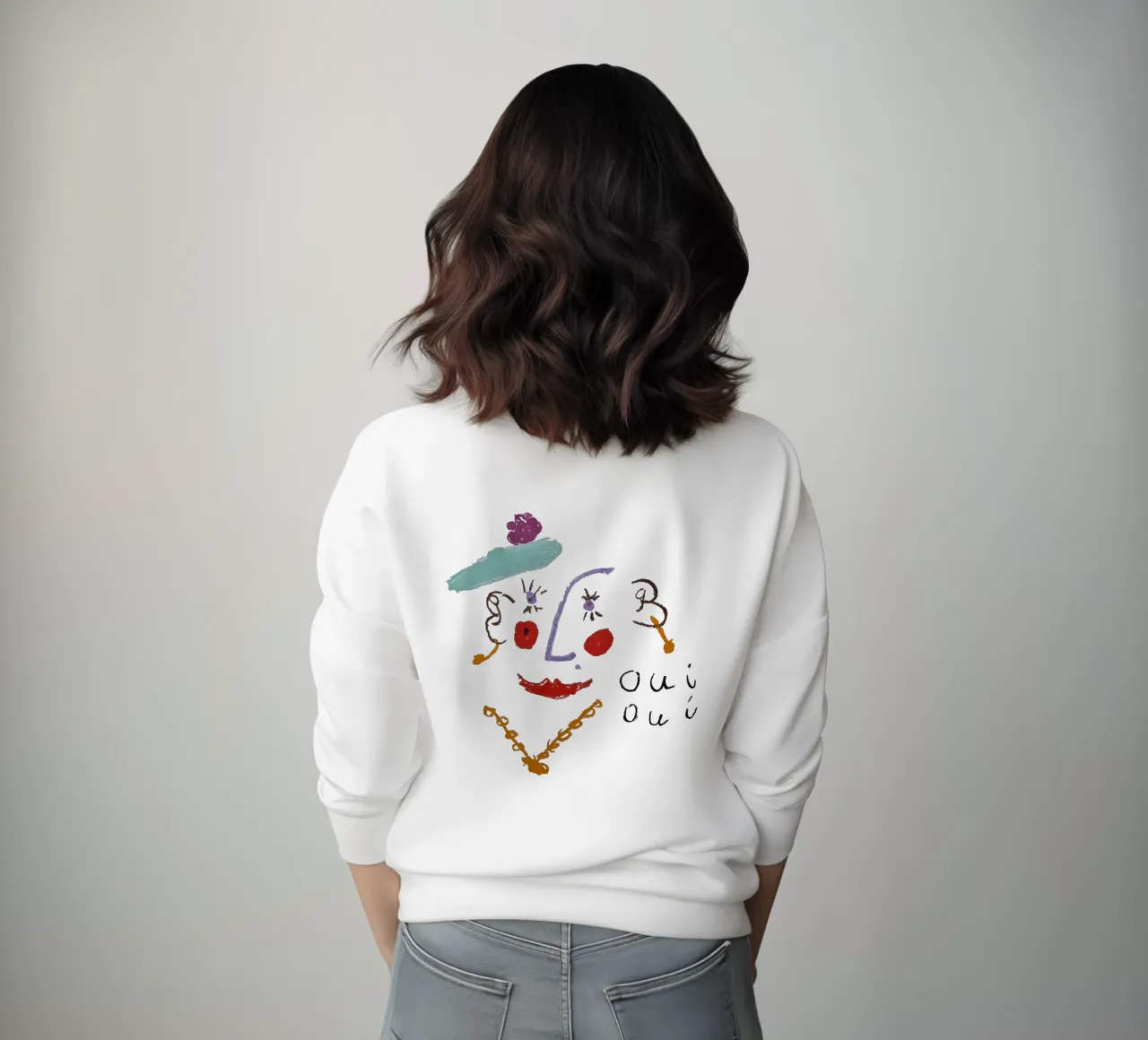 Oui Oui felpa da Ava Baleine