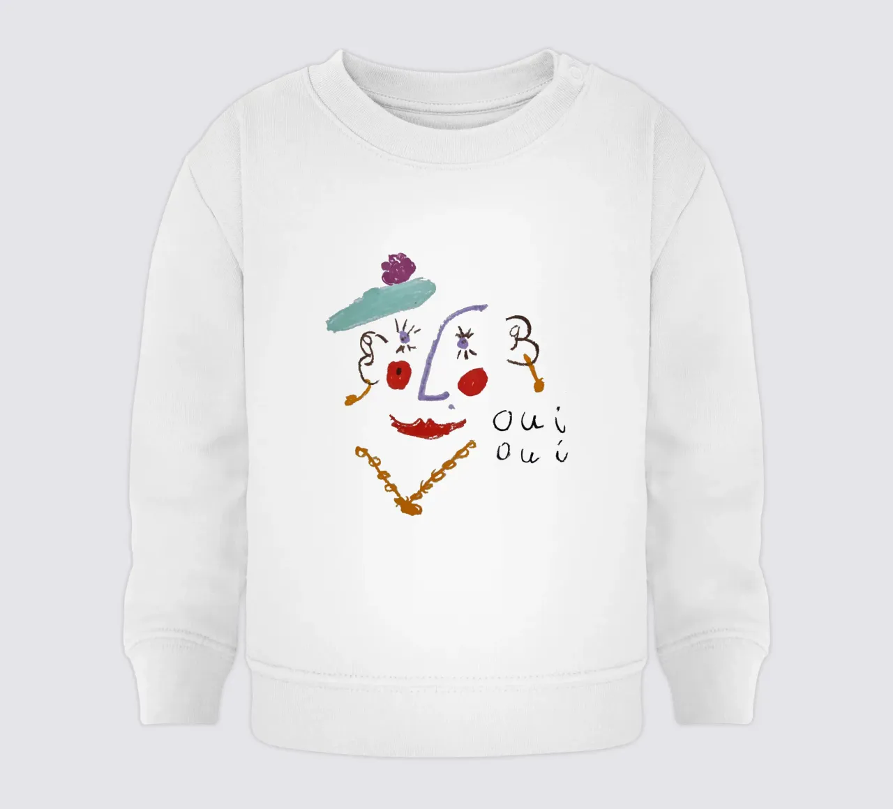 Oui Oui felpa neonato da Ava Baleine