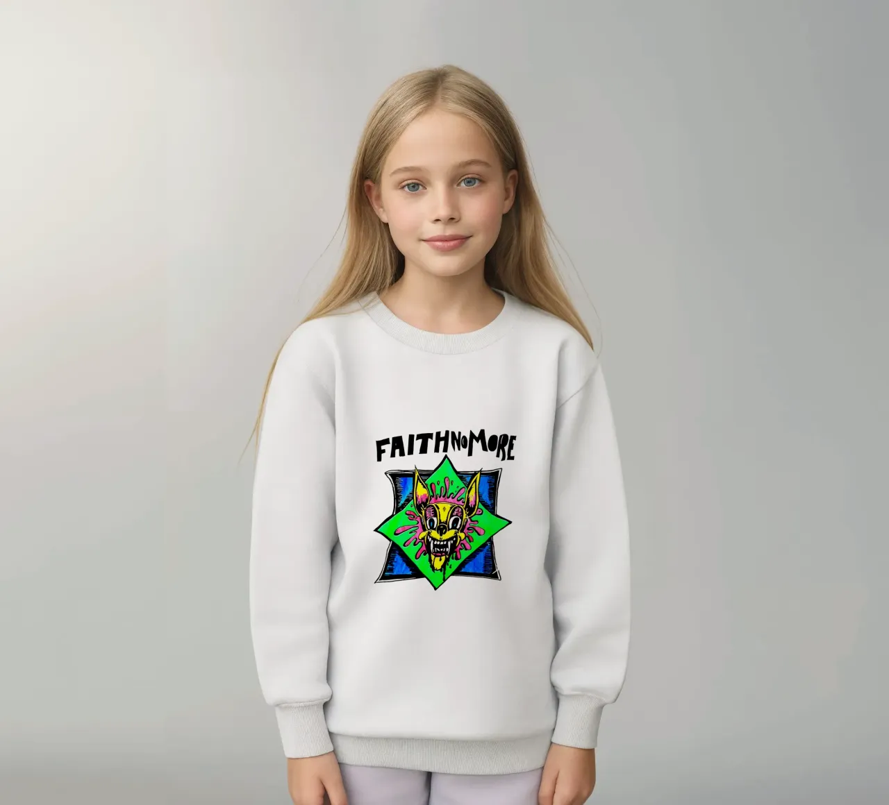 Faith No More - Typography felpa bambino da Tara Bergener