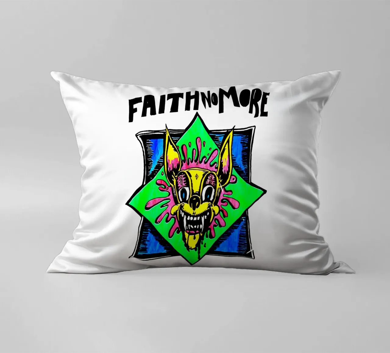 Faith No More - Typography cuscino da Tara Bergener