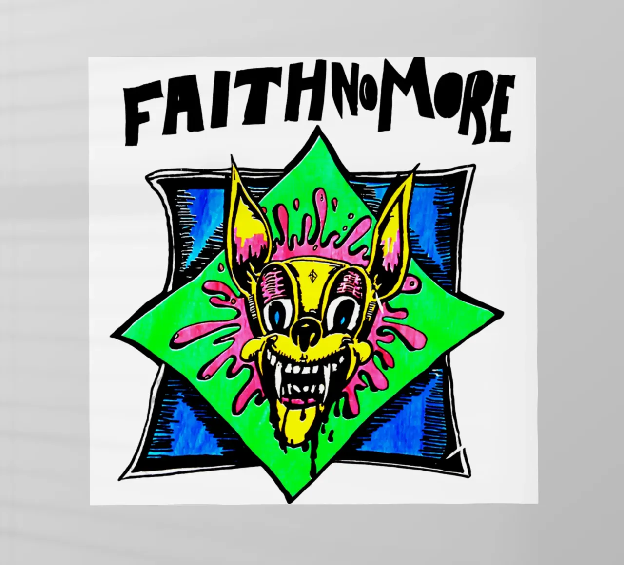 Faith No More - Typography pellicola backlit da Tara Bergener