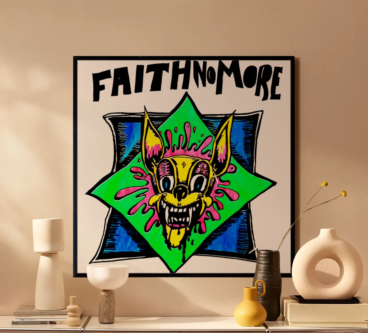 Faith No More - Typography carta hahnemühle da Tara Bergener