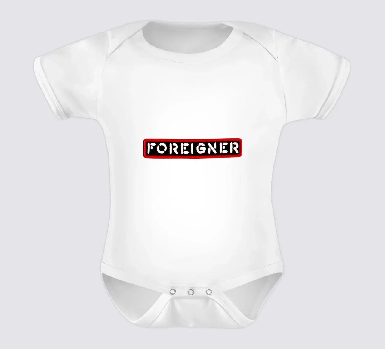 Foreigner - Border Effect body neonato maniche corte da Tara Bergener