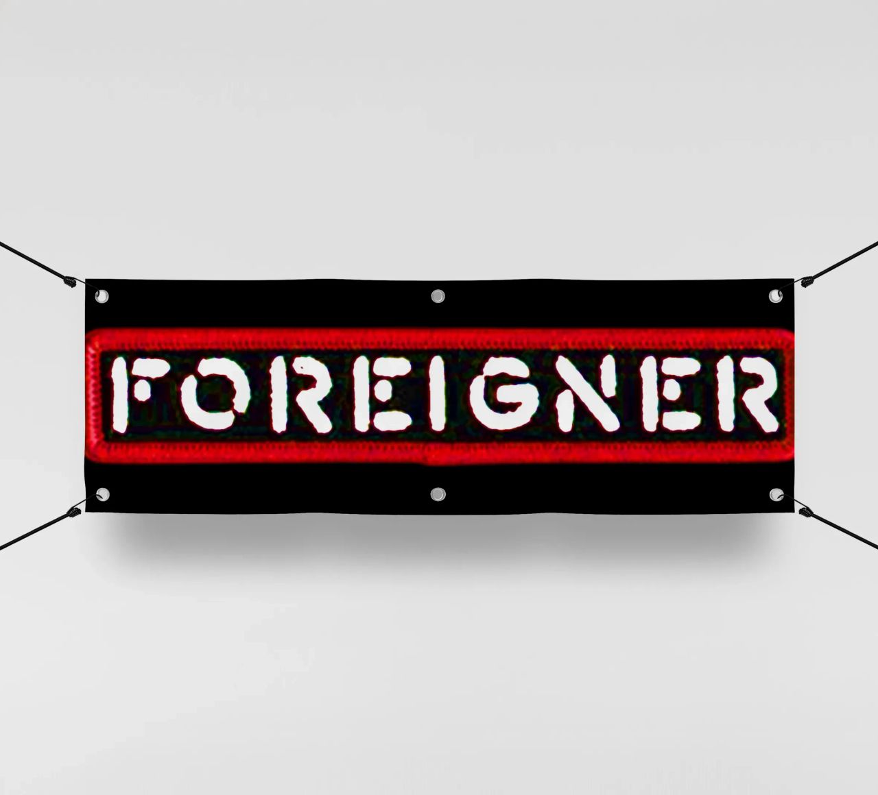 Foreigner - Border Effect telo in pvc da Tara Bergener