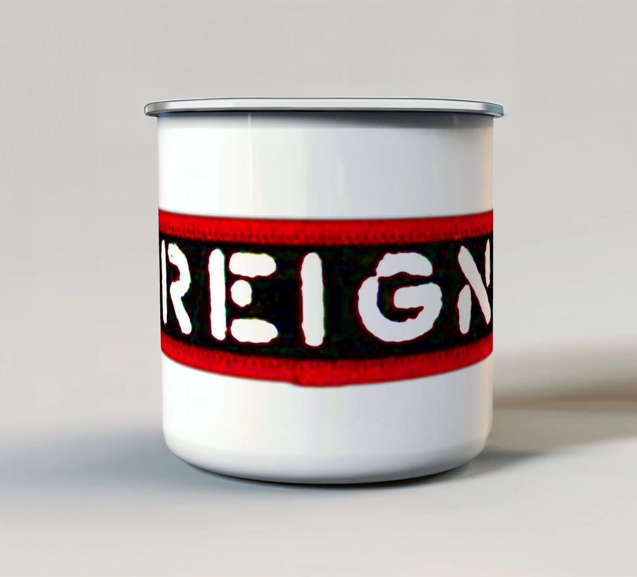 Foreigner - Border Effect tazza in smalto da Tara Bergener